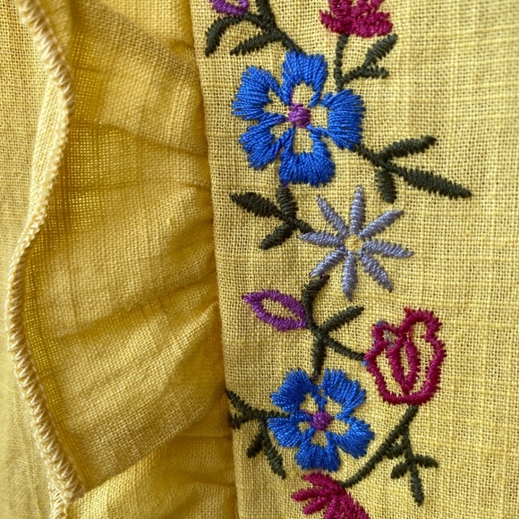 Orange creek Princess Seam Embroidered Top blouse - Picture 12 of 15